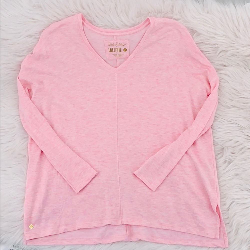 💕Lilly Pulitzer Luxletic Clifford Top - Sz: XXS - Picture 3 of 7